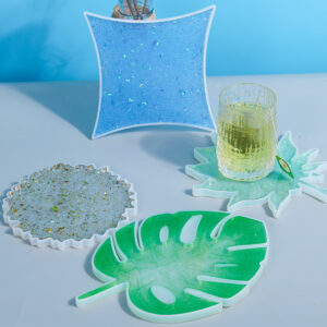 Tropical Leaf Coaster Silicone Mold - Nature