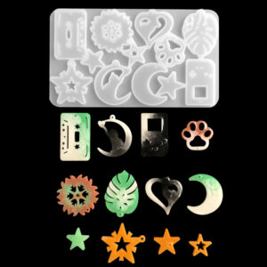 Razor Blade Shape Earring Silicone Mold - Edgy