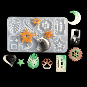 Razor Blade Shape Earring Silicone Mold - Edgy