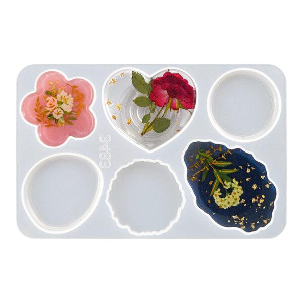 Assorted Phone Grip Keychain Silicon Mold