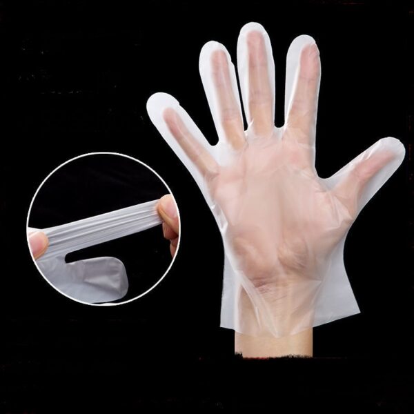 TPE Plastic Glove (1 Pair) - Clear Disposable