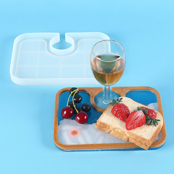 Classic Rectangle Food Serving Tray Mold
