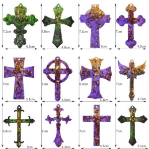 Multi-Style Cross Pendant Silicone Mold Set