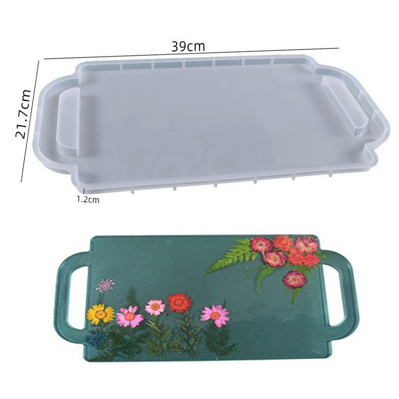 Tray mold with handle extension