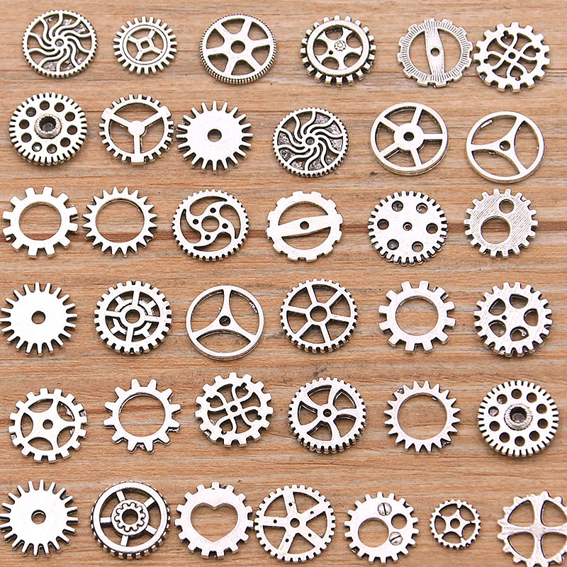 Mini Steampunk Mechanincal Gears 8-15mm in size