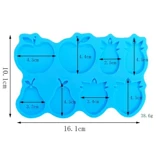 Fruit shaped Keychain Earring Charm Mold