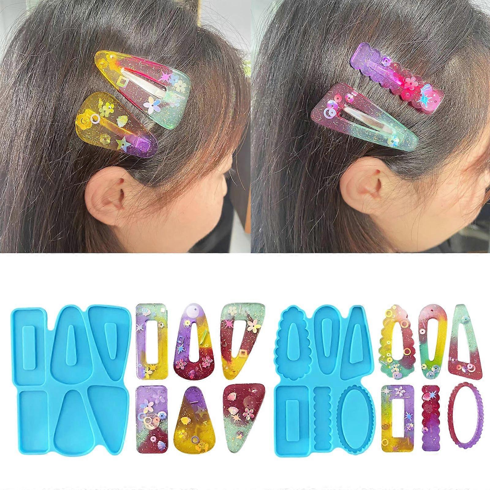Wavy Design Mix Hair Clip Barrettes