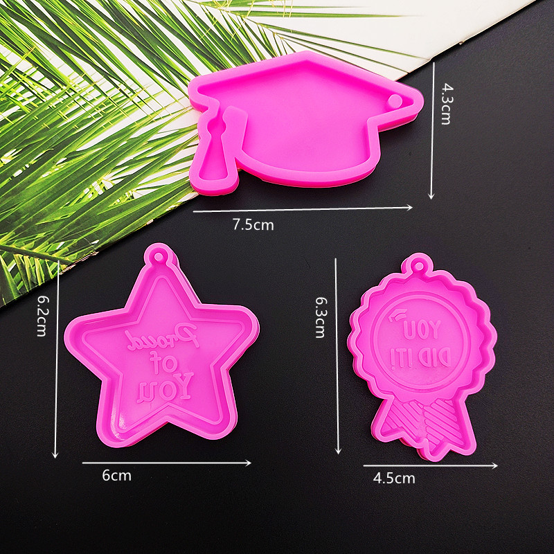 Graduation Award Badge Mold