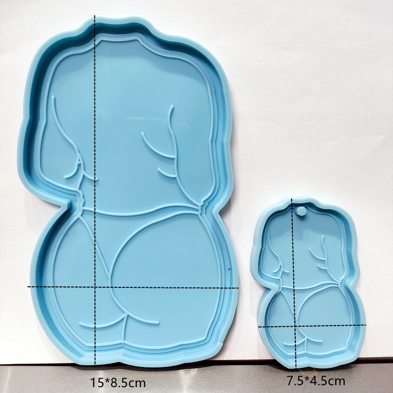 Sexy Goddess Keychain and Mini Tray set