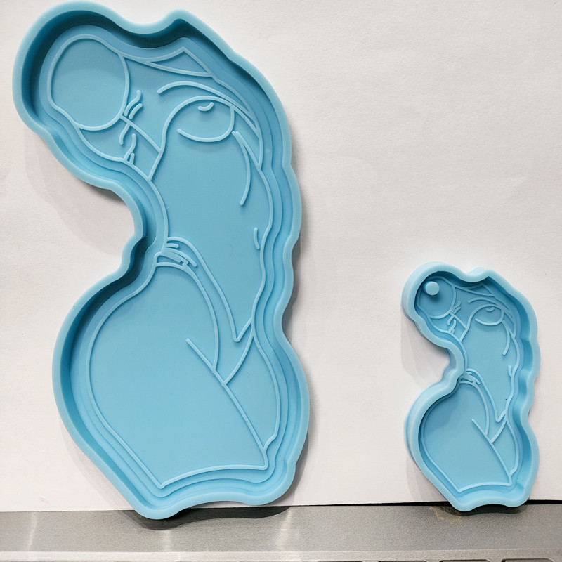 Sexy Goddess Keychain and Mini Tray set