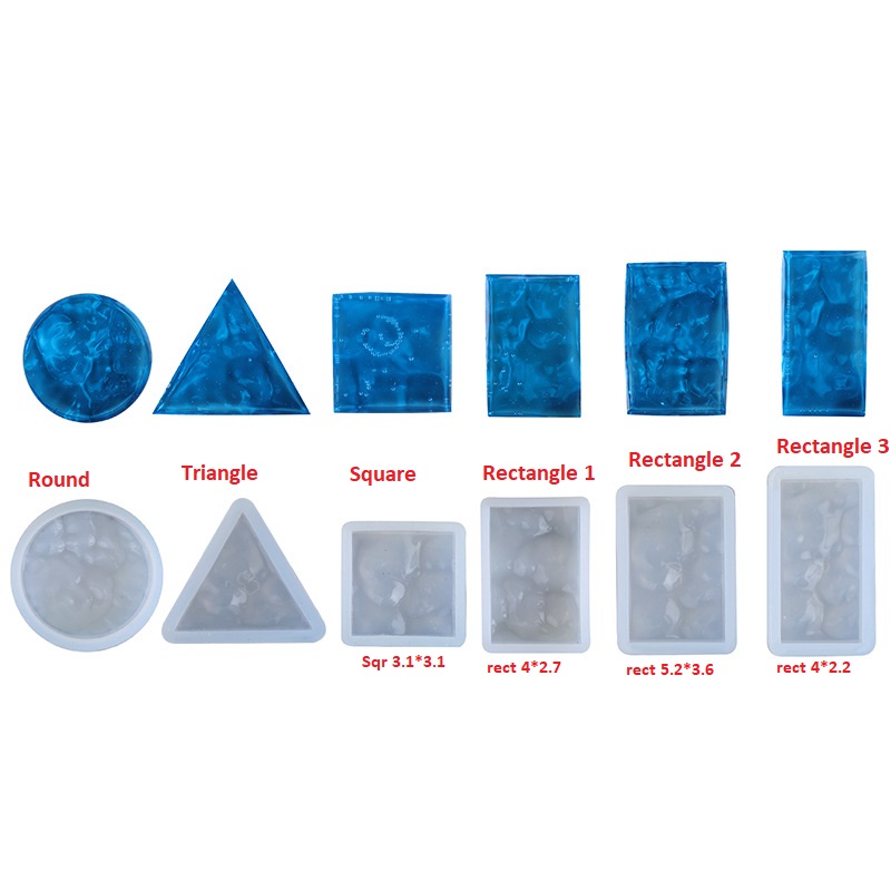 Water Pattern Keychain Pendant Mold