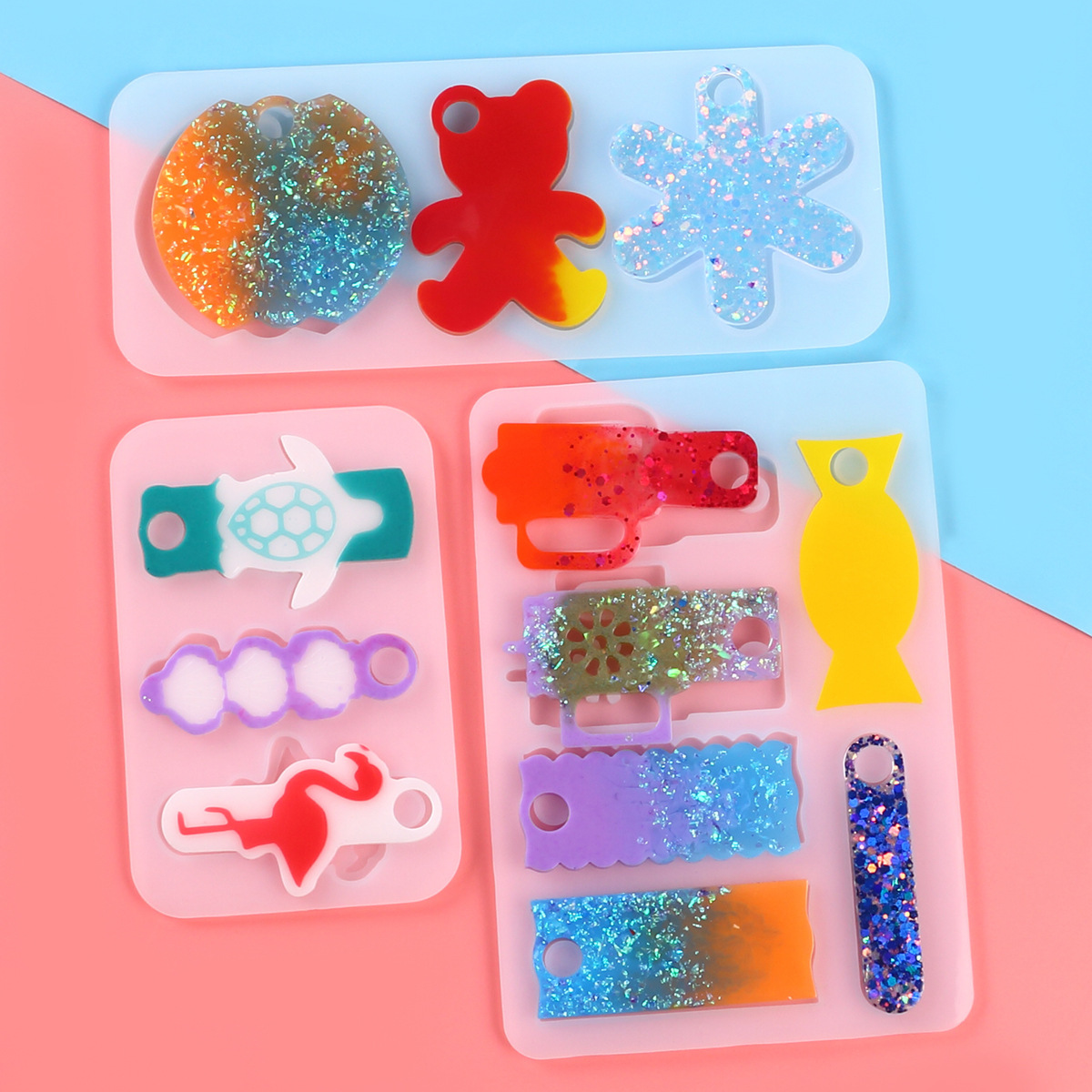 Decorative Cup Topper, Bag Zipper Charm