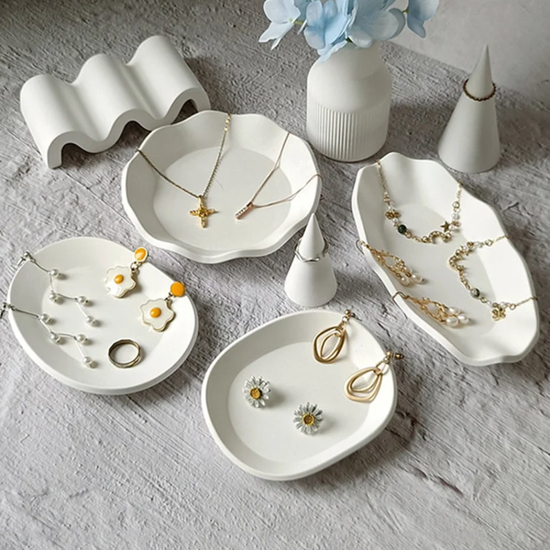 Wavy Pattern Trinket Fruit Dish