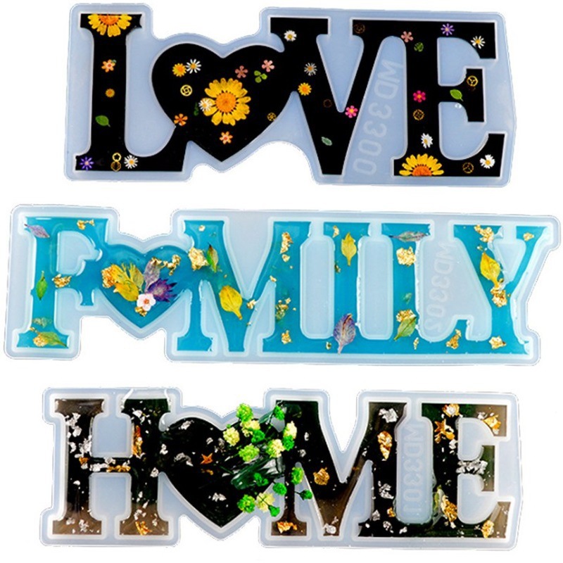 LOVE/FAMILY/HOME LETTERING DECOR