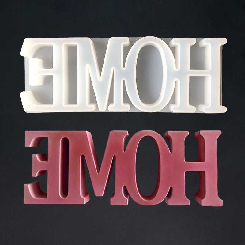 HOME 3D Letter Decor Mold