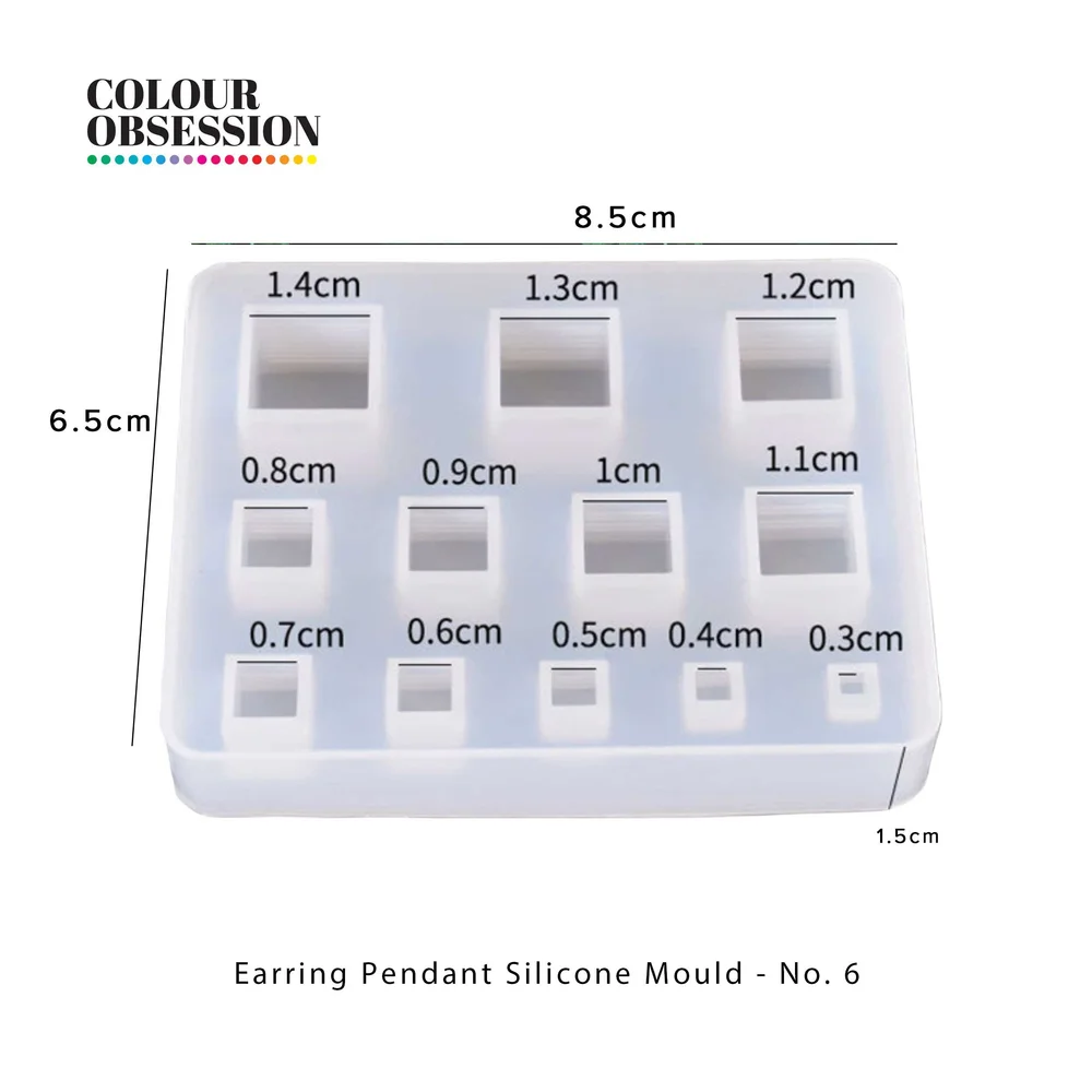 Graded Cube Pendant Stud Mold