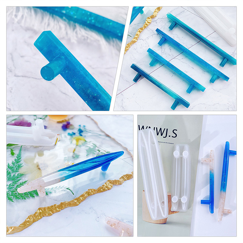 Tray Handle Oval Shape Silicone Mold