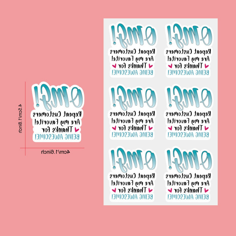 Cute Thank You Stickers (10 sheets per pack)