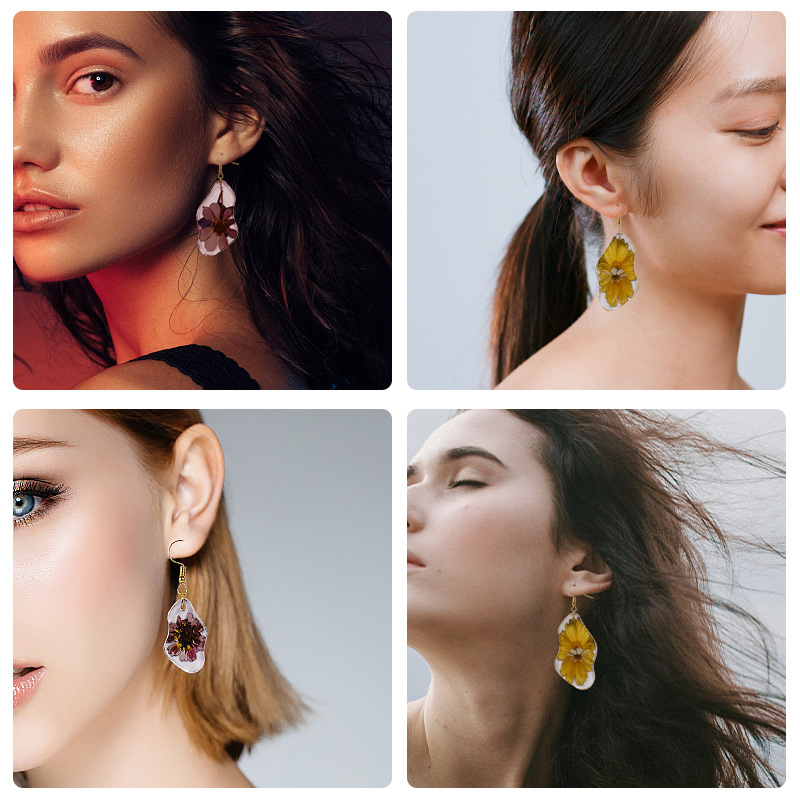 Irregular Wave Earring Pendant Keychain Mold