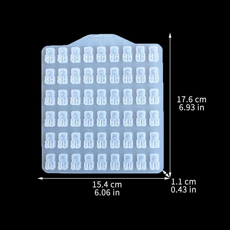 54 Cavity Gummy Bear Mold