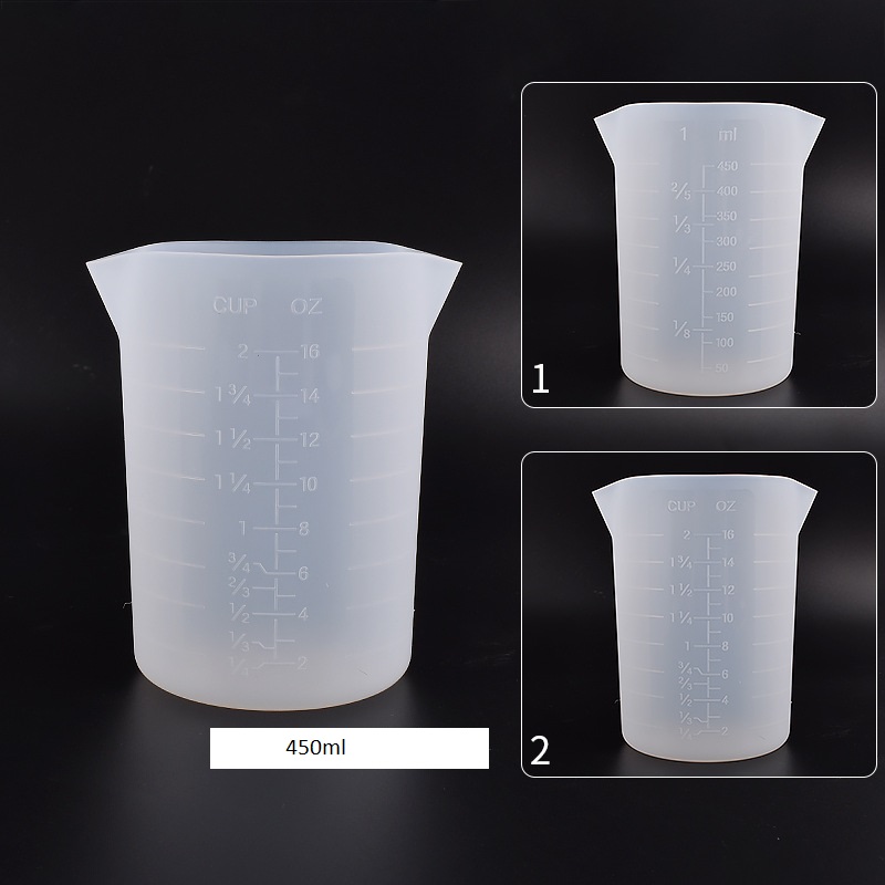 Dual Spout Silicon Measuring Cup