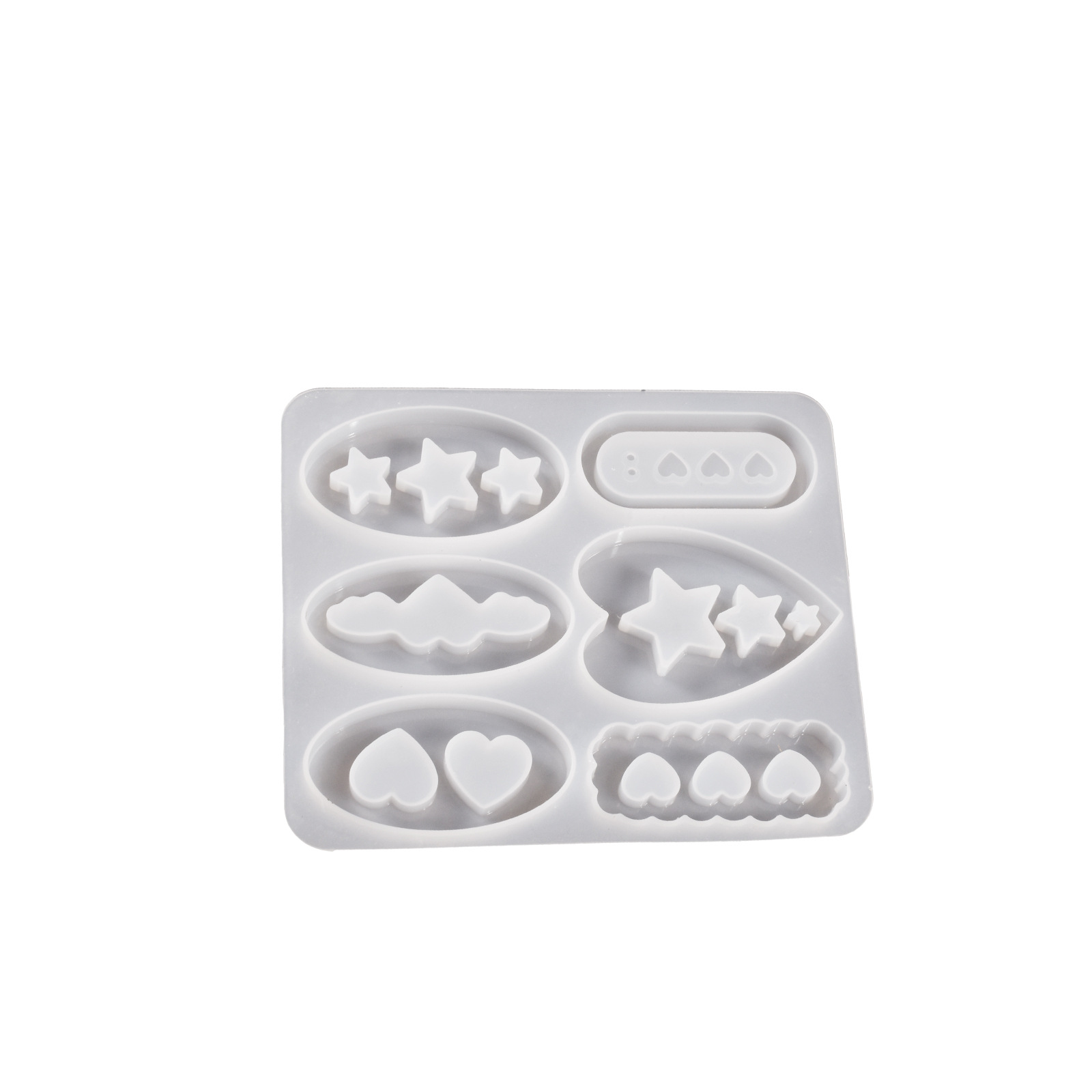 Love Five-pointed Star Hair clip Mold