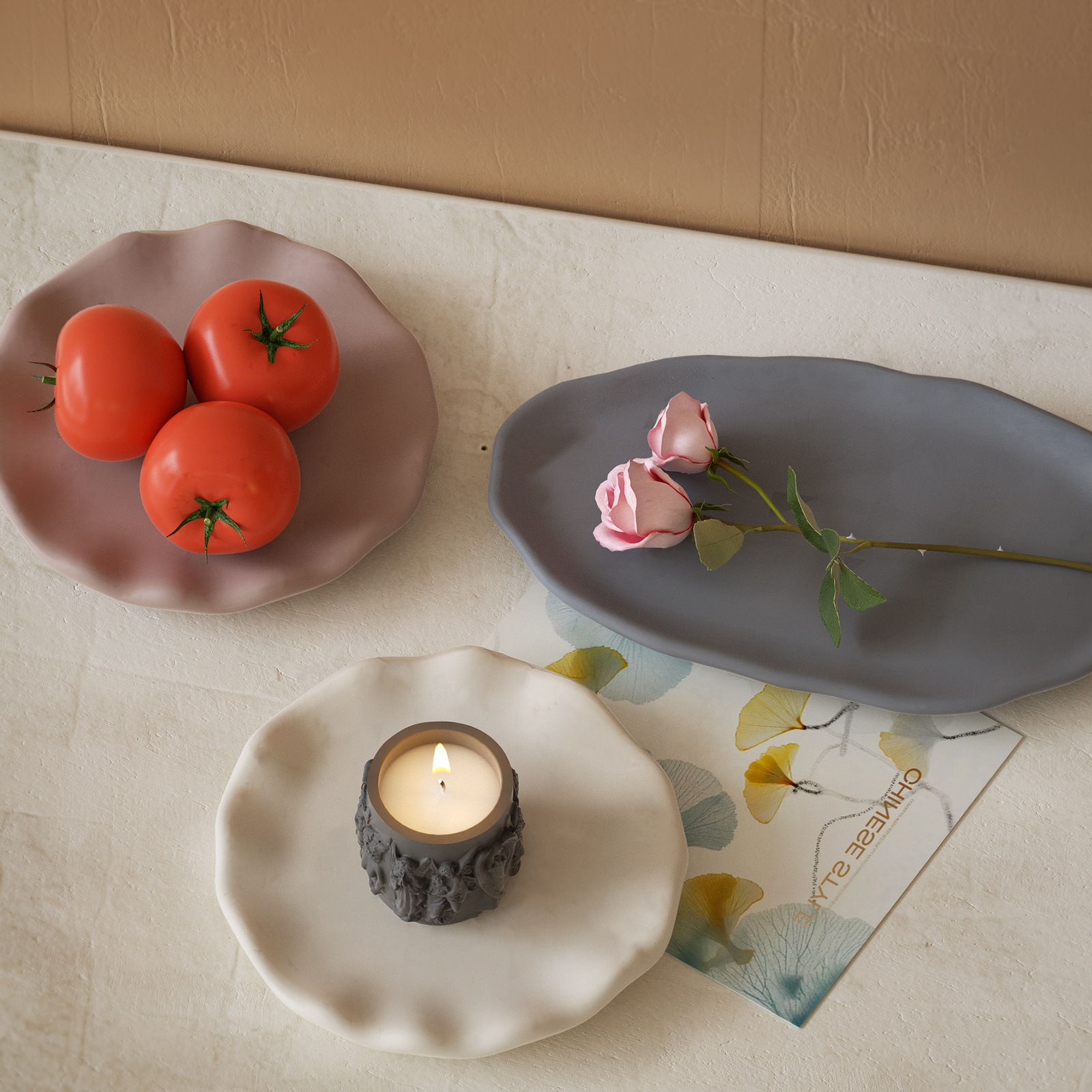 Irregular Cloud Plate Tray