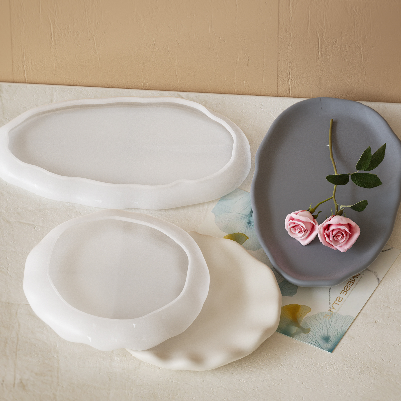 Irregular Cloud Plate Tray