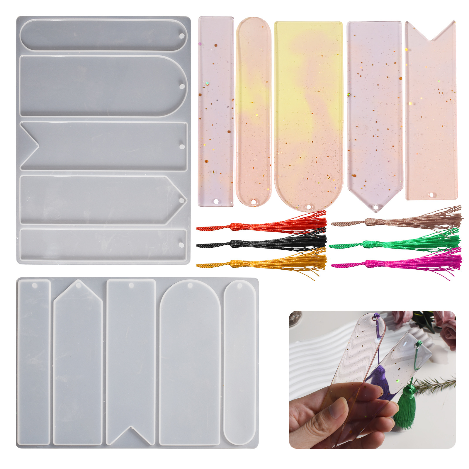 Mixed Sizes Bookmark Mold