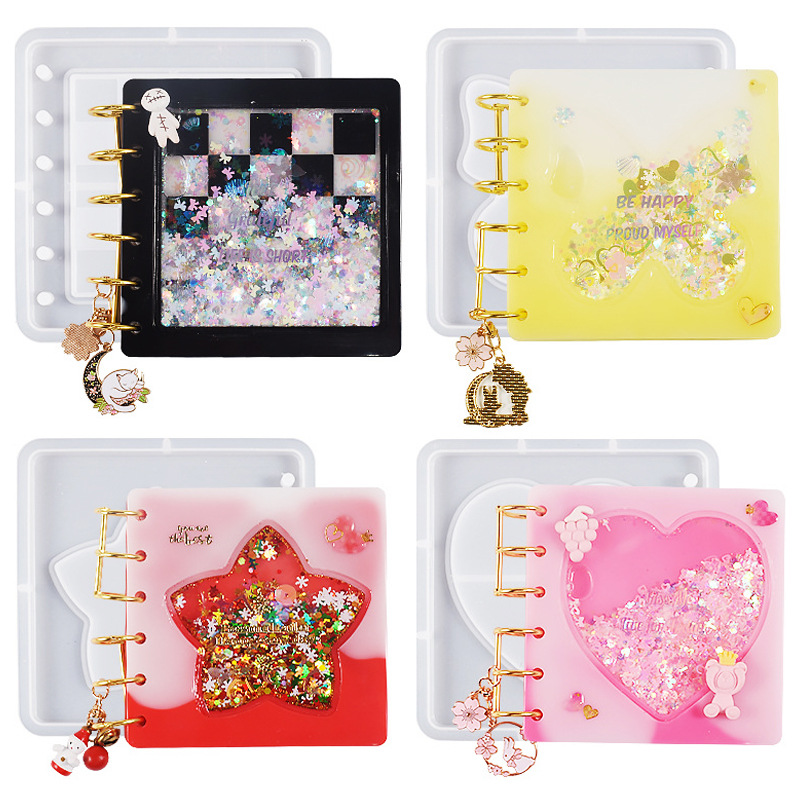 Quicksand Shaker B5 Notebook Booklet Mold and Jotter Sheet