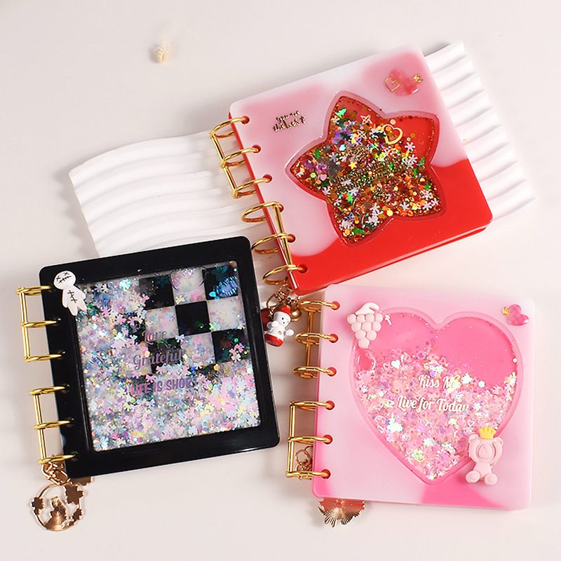 Quicksand Shaker B5 Notebook Booklet Mold and Jotter Sheet