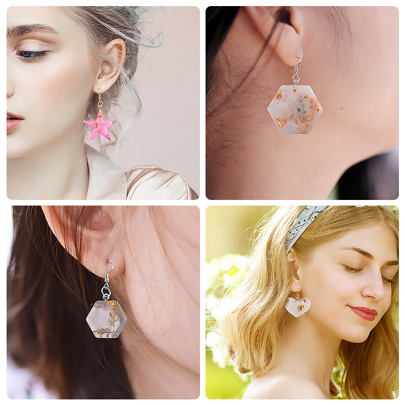 Geometric Collection Earring Pendant Keychain Mold