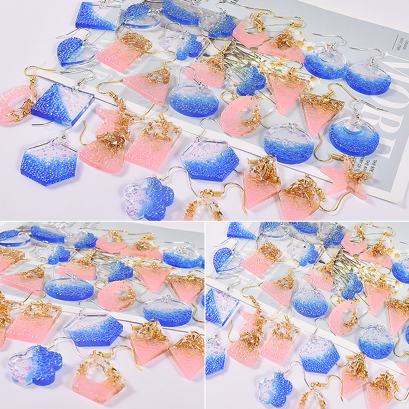 Water Pattern Necklace Earring Pendant Mold