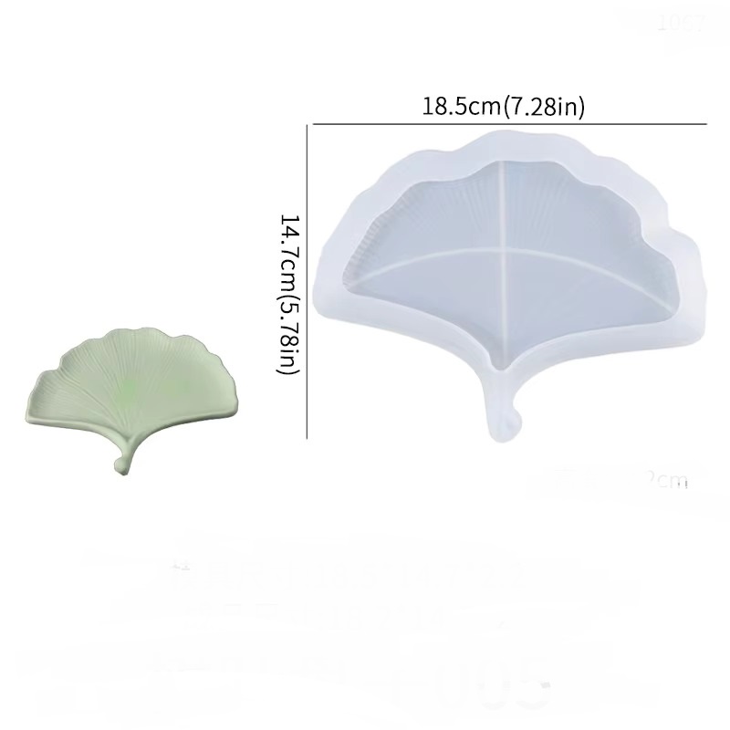 Ginkgo Leaf Fan Dish Tray