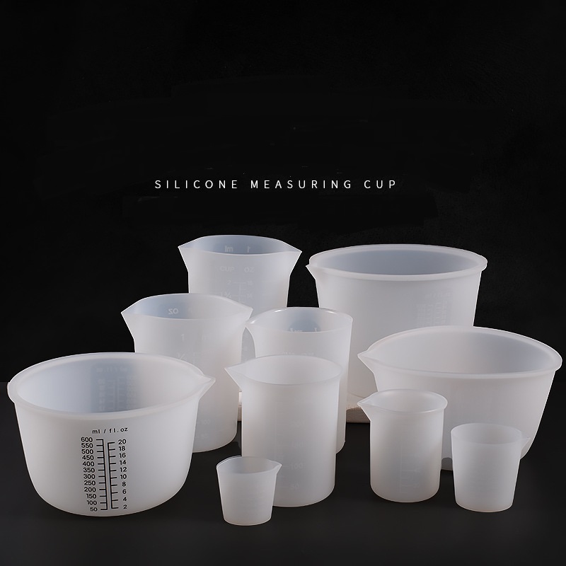 Silicon Measuring Cups 30ml, 50ml, 100ml, 250ml, 300ml, 600ml, 1000ml