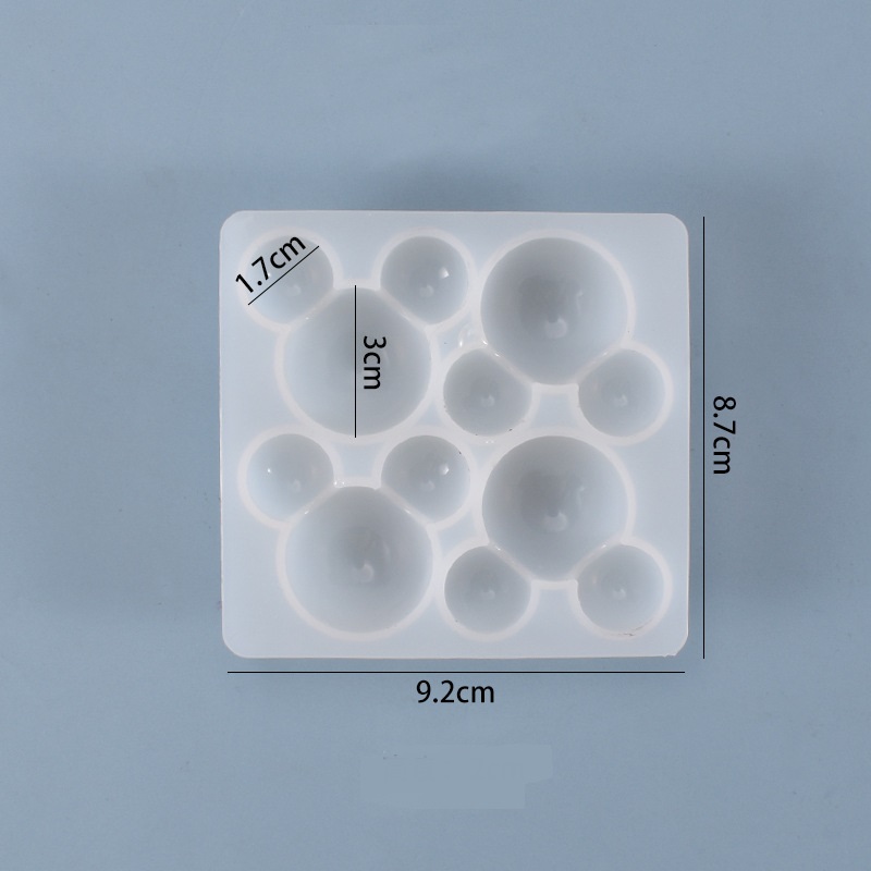 Four-grid Mickey Pendant Keychain Charm Mold