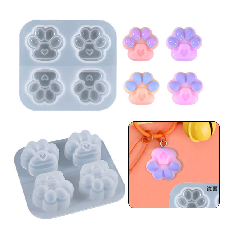 Mini Paw Mold (Small Mold)