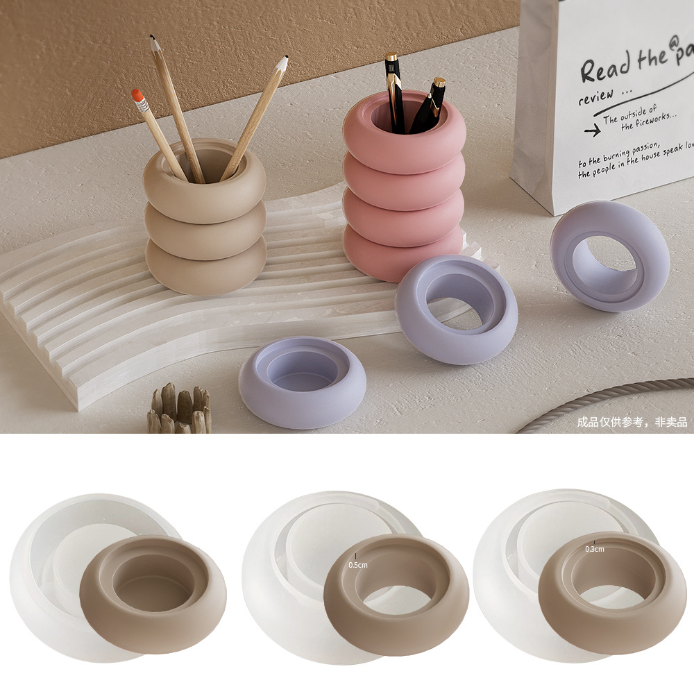 Stackable Pen Holder Cup Candle Mold