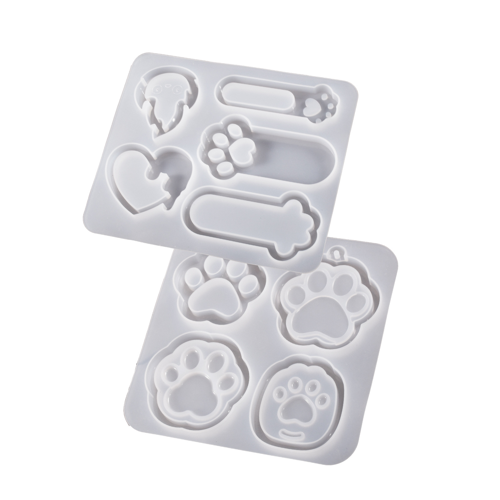 Cat Claw Quicksand Hair Clip Pendant Keychain Mold