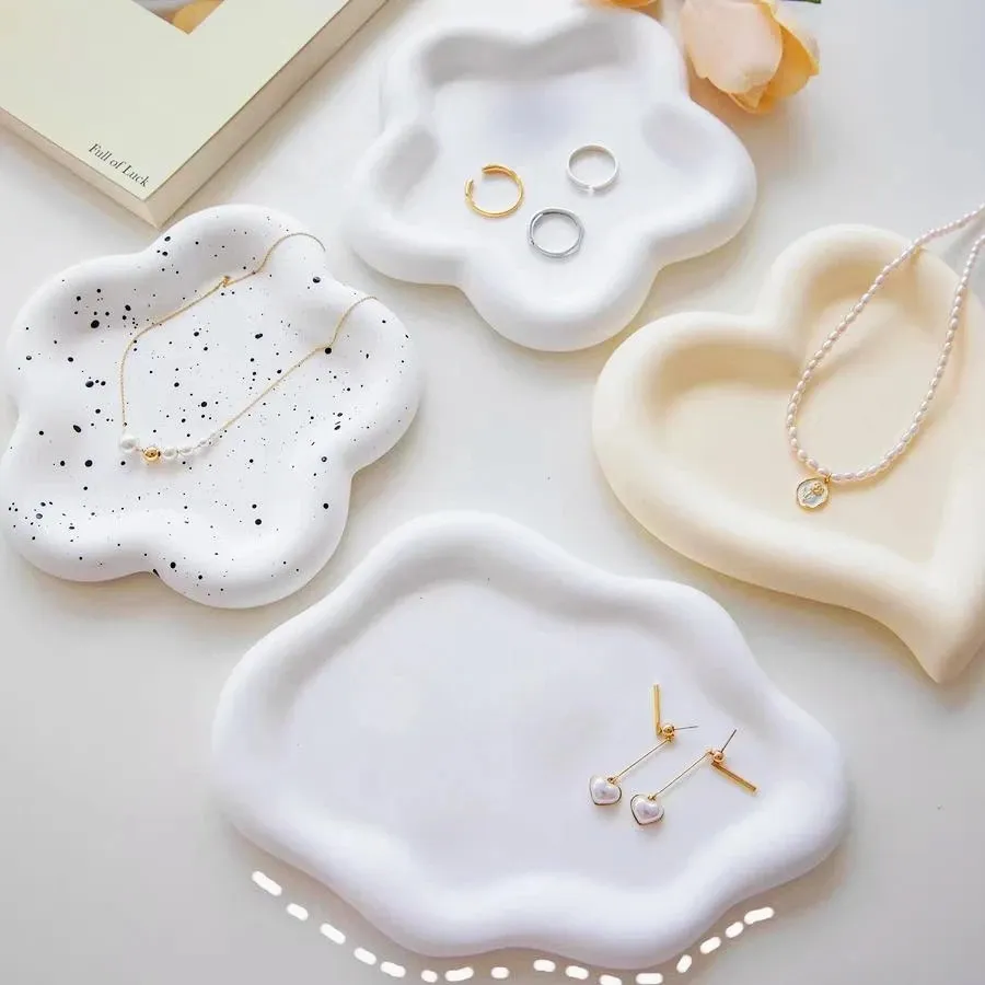 Cloud Heart Shaped Tray Coaster Mold