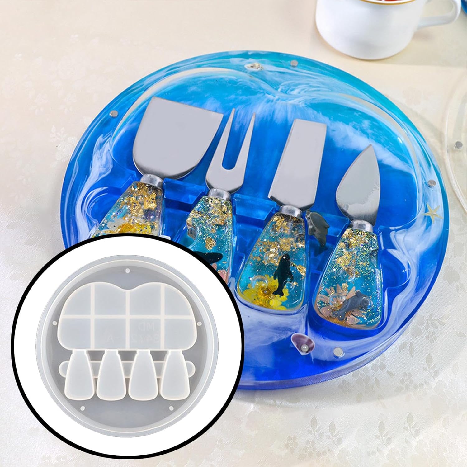 Kitchen Cutlery Set Tray Mold