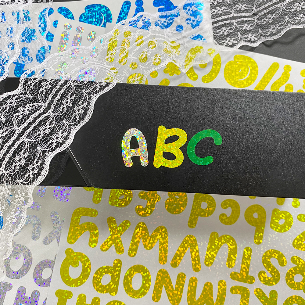 Holographic Letter Sticker