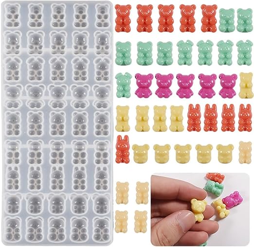 Mixed shapes teddy bear molds