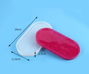 Classic Oval Serving Tray Silicone Mold