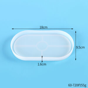 Classic Oval Serving Tray Silicone Mold