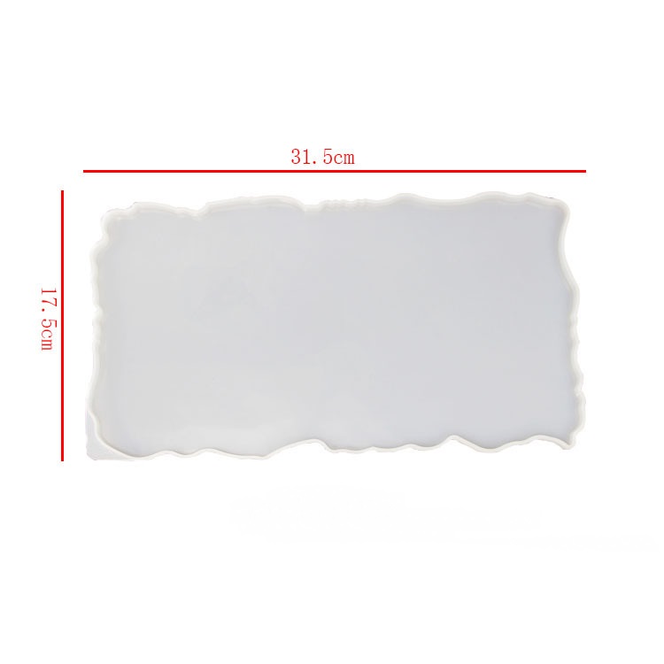 Rectangular Irregular Edge Tray Silicone Mold