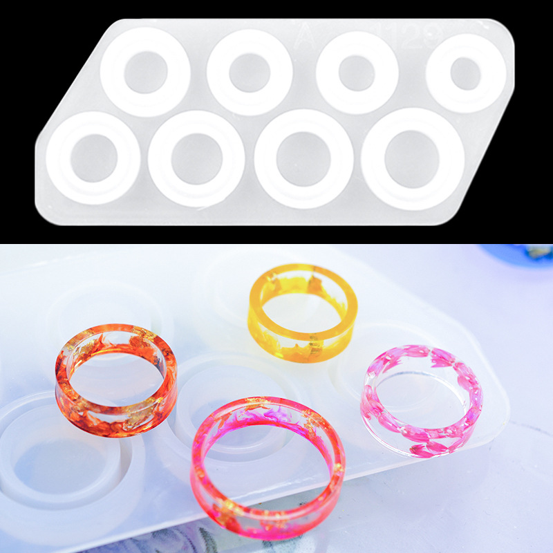8-Design Assorted Ring Silicone Mold
