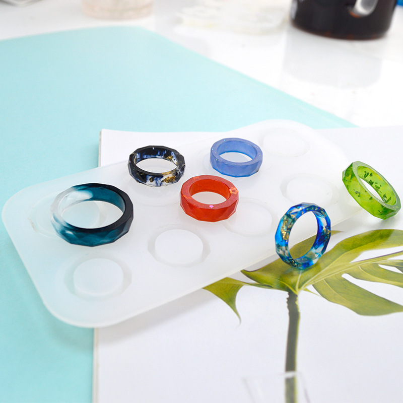 8-Design Assorted Ring Silicone Mold