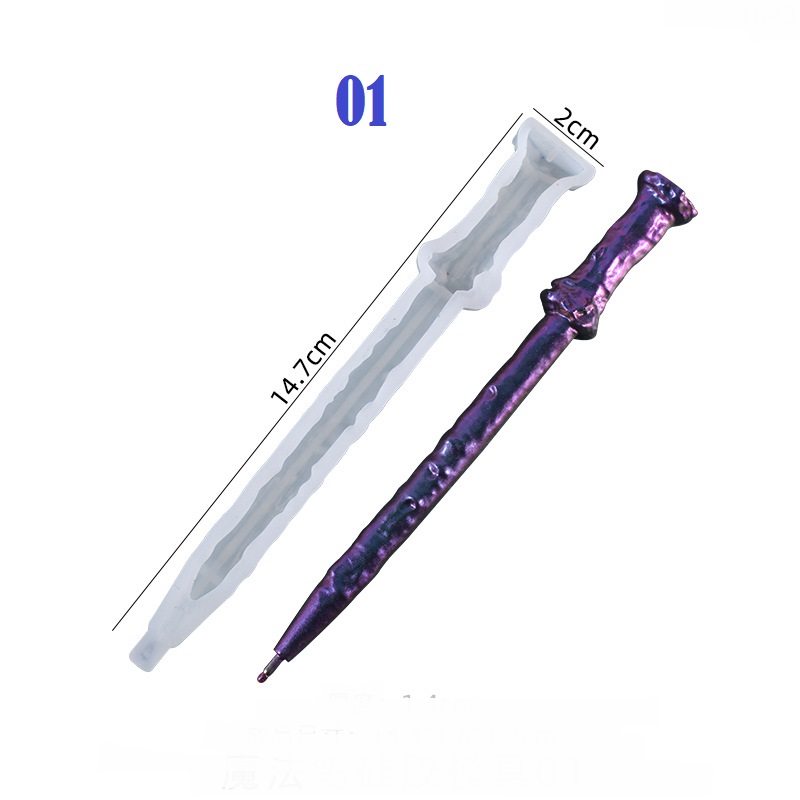 Magic Wand Shape Pen Silicone Mold Kit