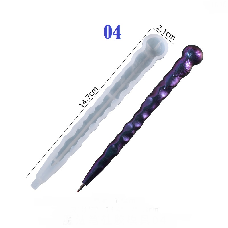 Magic Wand Shape Pen Silicone Mold Kit